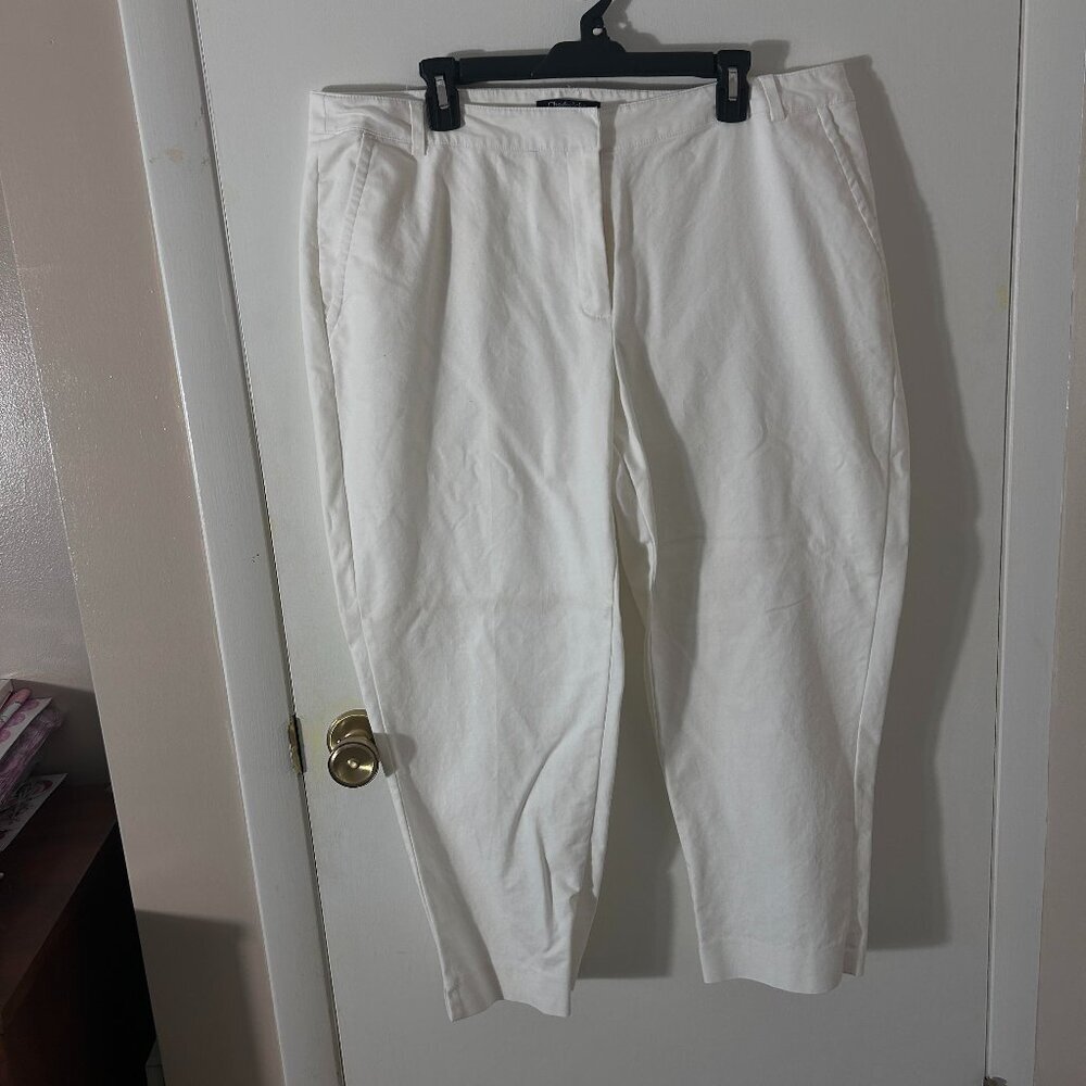 Chadwick's of Boston White Pants Size 18W NWOT